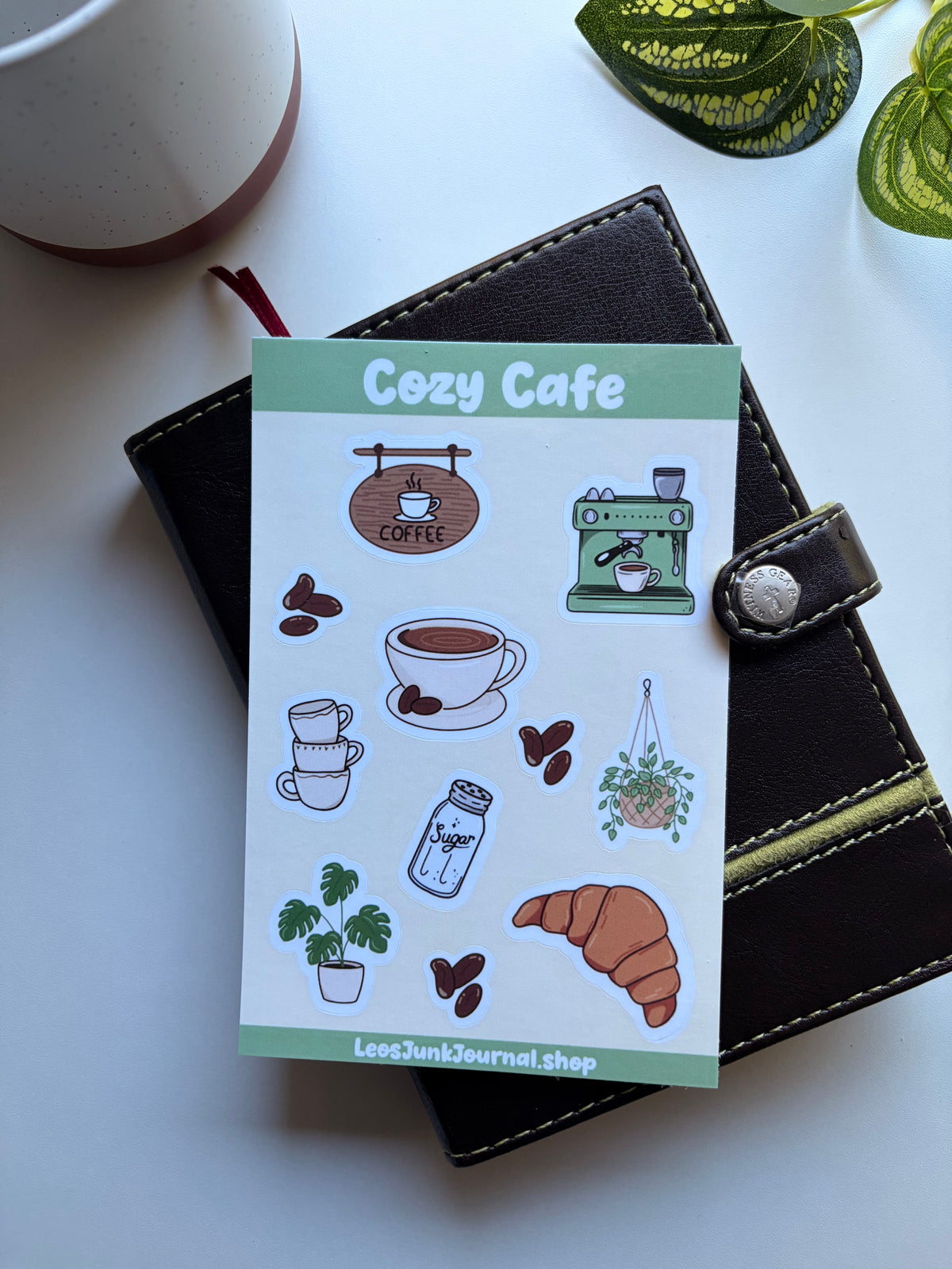 Cozy Cafe Sticker Sheet