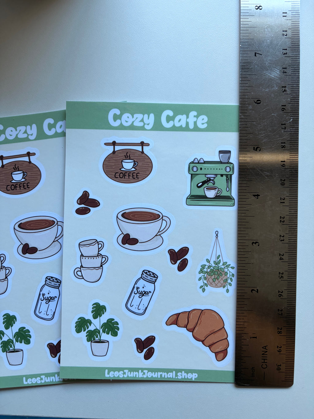 Cozy Cafe Sticker Sheet